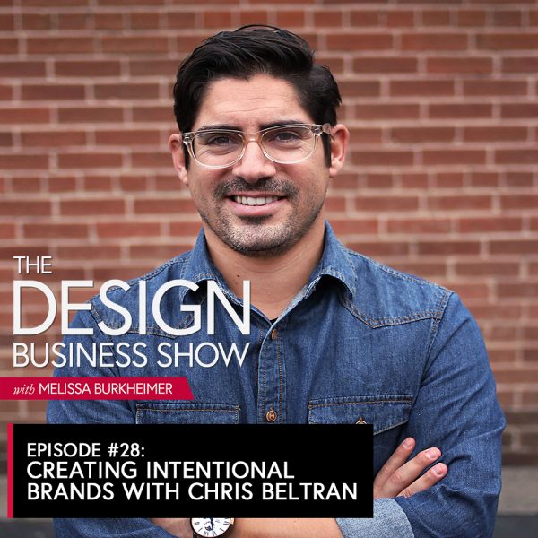 The Design Business Show 028: Creating Intentional Brands with Chris Beltran Join me for episode 28 of The Design Business Show where I speak with Chris Beltran about creating intentional brands, boundaries, and how investing in himself has helped him grow his business.