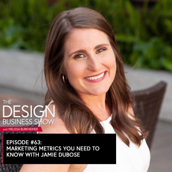 The Design Business Show 063: Marketing Metrics You Need to Know with Jamie DuBose Check out episode 63 of The Design Business Show with Jamie DuBose, The CEO of Zenplicity Now, to get tips on collaborating with other creatives, list-building, and marketing metrics you should know.