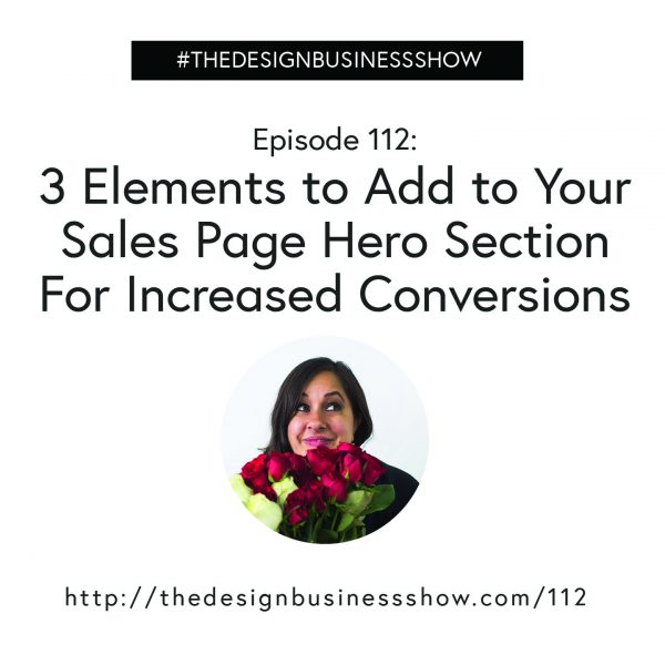 sales page hero section Learn about 3 design elements you can add to your sales page to help increase conversions.