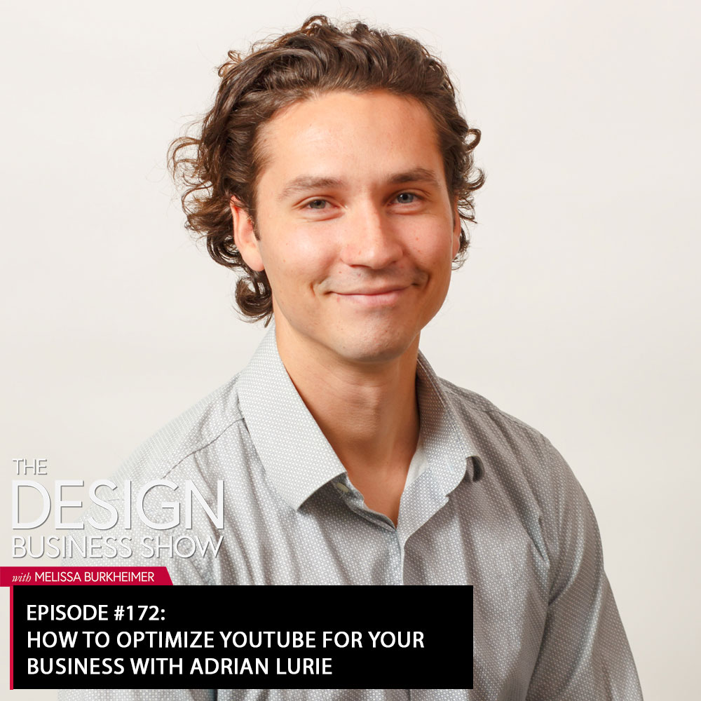 Check out episode 172 of The Design Business Show with Adrian Lurie to learn all about creating videos for your business!