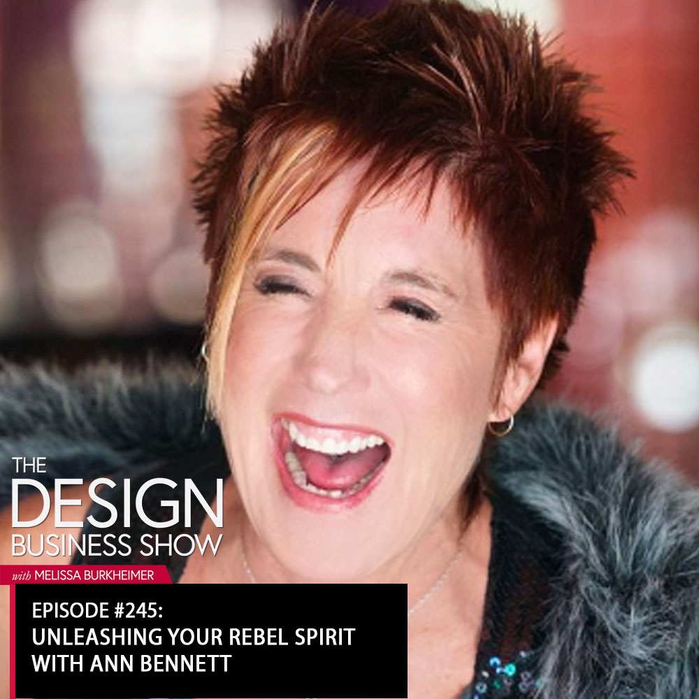 Check out episode 245 of The Design Business Show with Ann Bennett to learn about branding yourself through personal storytelling.