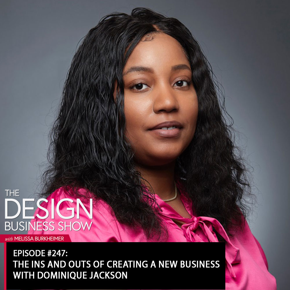 Check out episode 247 of The Design Business Show with Dominique Jackson to learn about Hatch + Nest, a support platform for motherhood.